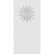 Ekena Millwork Standard Foster Flower Plinth Block With Square Edge, 3"W x 6"H x 3/4"P PBP030X060X075FOS09 - alternate 2